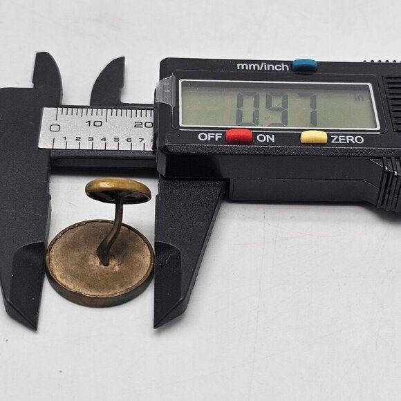 Vintage 1909 Lincoln Wheat Cent Encased Coin Cufflinks - Picture 4 of 4